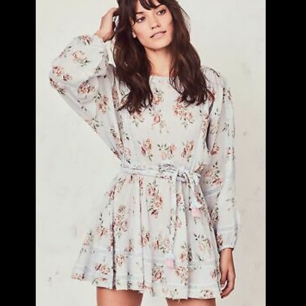 LOVESHACKFANCY Noelle dress in peri